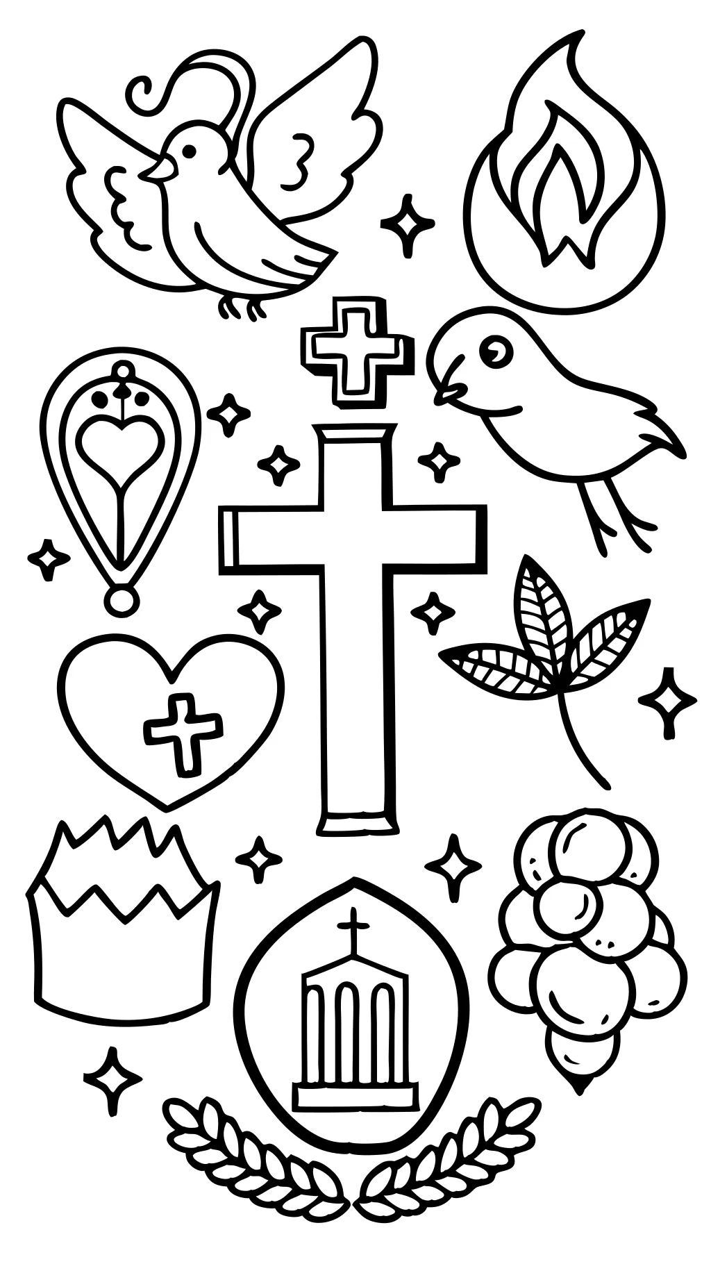 free christian printable coloring pages